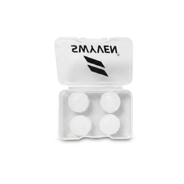 SW-ACC-EAR058-01 SWYVEN Moldable Silicone Swimming Earplugs - Mint-FOUR