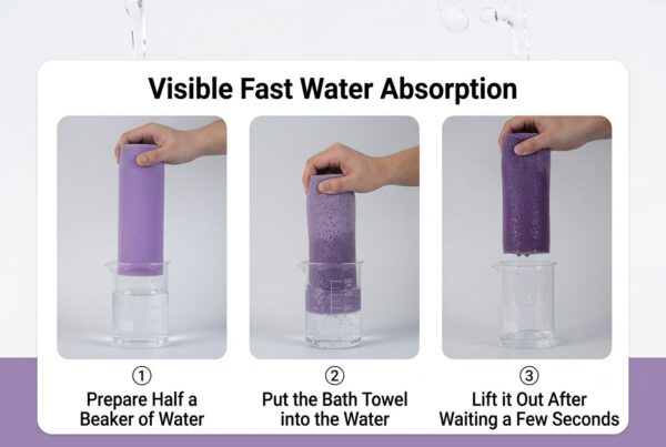 SW-ACC-TOW046-03 SWYVEN Microfiber Towel Mag Deep Plum - L (80x130cm)