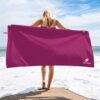 SW-ACC-TOW046-06 SWYVEN Microfiber Towel Mag Deep Plum - L (80x130cm)