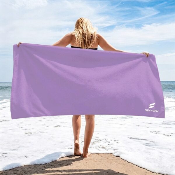 SW-ACC-TOW047-01 SWYVEN Microfiber Towel Max Lilac - XL (110x175cm)