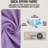 SWYVEN Microfiber Towel Luz Cyan - L (80x130cm)