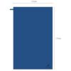 SWYVEN Microfiber Towel Luz Cyan - L (80x130cm)
