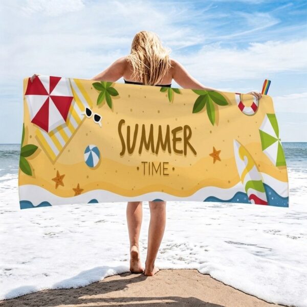 SW-ACC-TOW049-01 SWYVEN Microfiber Towel Summer Time - XL (110x175cm)