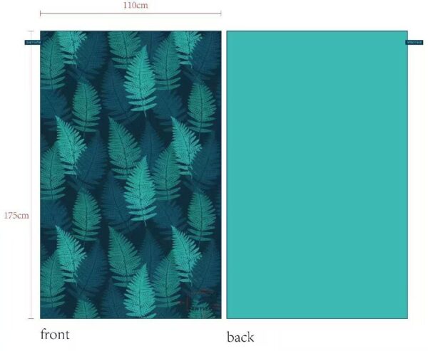 SW-ACC-TOW053-08 SWYVEN Microfiber Towel Maxflow Pacific Fern - XL (110x175cm)