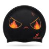 SWYVEN Reversible Blaze Swim Cap - Dual Expression