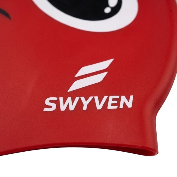SWYVEN Reversible Blaze Swim Cap - Dual Expression
