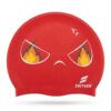 SWYVEN Reversible Blaze Swim Cap - Dual Expression
