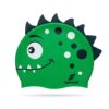 SW-SWI-SIL025-01 SWYVEN Dino-Spike Swim Cap - 3D Crest (55g - Vibrant Green)