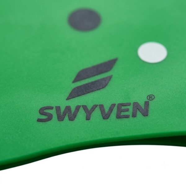 SW-SWI-SIL025-02 SWYVEN Dino-Spike Swim Cap - 3D Crest (55g - Vibrant Green)