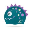 SW-SWI-SIL025-06 SWYVEN Dino-Spike Swim Cap - 3D Crest (55g - Vibrant Green)