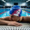 SW-SWI-SIL039-03 SWYVEN Panic Shark Swim Cap (60g)