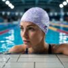 SW-SWI-SIL041-03 SWYVEN Lilac Flora Pro Swim Cap (60g)