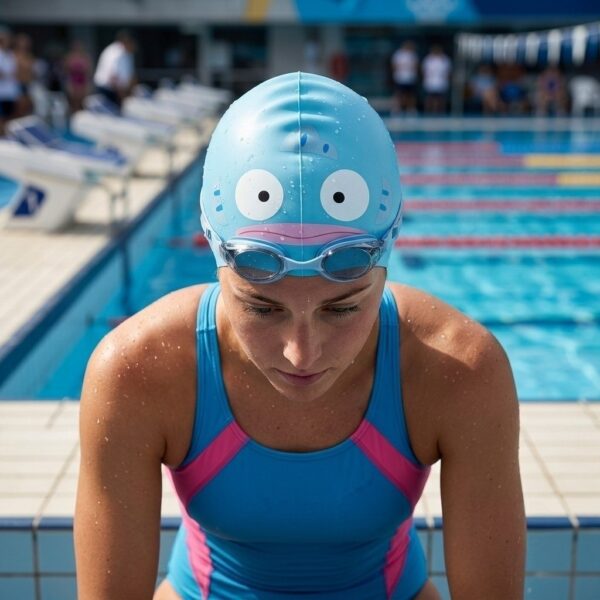SWYVEN Aqua Monster Pro Swim Cap (60g - Large Hair)