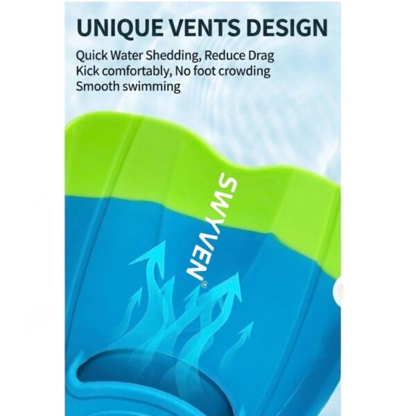 SW-TRA-FIN070-08 SWYVEN Short Training Swim Fins