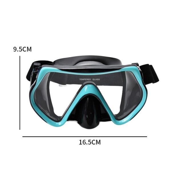 SW-TRA-SNO069-03 SWYVEN Tempered Glass Diving Mask